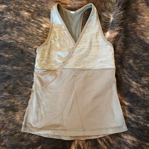Lulu Lemon V Neck Racer Back Tank